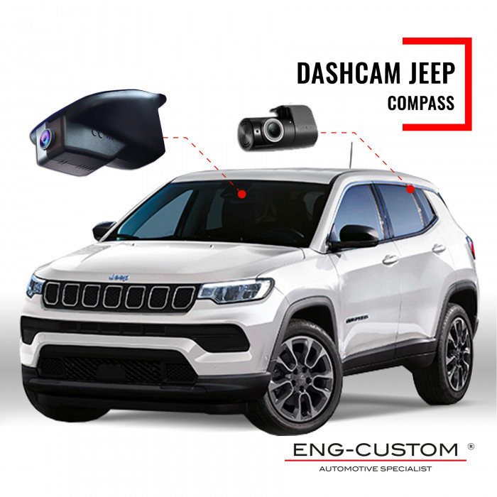 Jeep Compass Dashcam  ENG-Custom Tipologia Dashcam Fronte + Retro