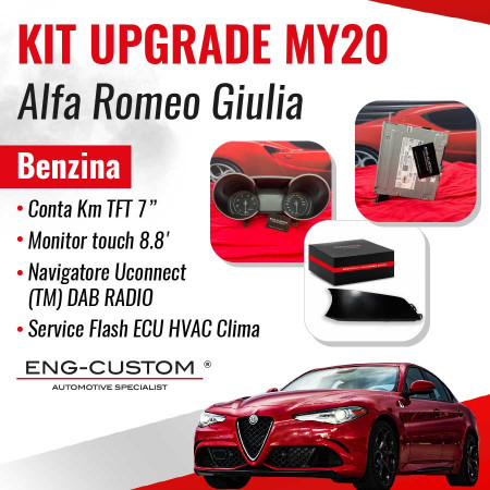 ENG-Custom automotive products and installations - MY20 Alfa Romeo Giulia upgrade kit