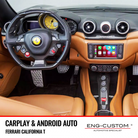 Prodotti e installazioni automotive ENG-Custom - Ferrari California T Apple Carplay Android Auto Mirror Link