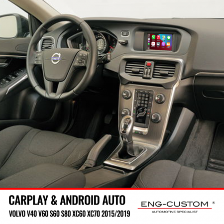 Prodotti e installazioni automotive ENG-Custom - Volvo V40 V60 XC60 XC70 S60 S80 Apple Carplay Android Auto Mirror Link