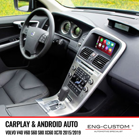ENG-Custom automotive products and installations - Volvo V40 V60 XC60 XC70 S60 S80 Car Play Android Auto Mirror Link