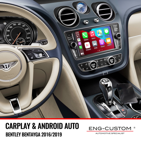 Automotive Products and Installations ENG-Custom - Bentley Bentayga 2016-2019 Apple Carplay Android Auto Mirror Link