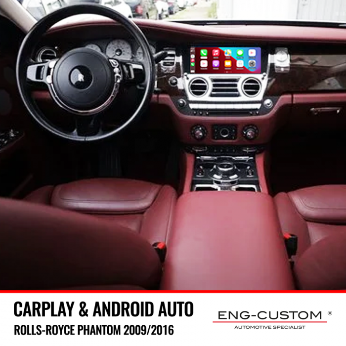 Prodotti e installazioni automotive ENG-Custom - Rolls-Royce Phantom 2009-2016 Apple Carplay Android Auto Mirror Link