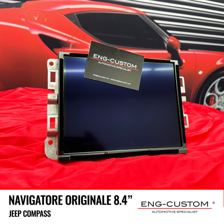 ENG-Custom automotive products and installations - Original Jeep Compass 8.4" navigator