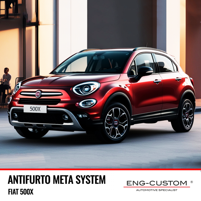 Prodotti e installazioni automotive ENG-Custom - Antifurto Meta System Fiat 500x