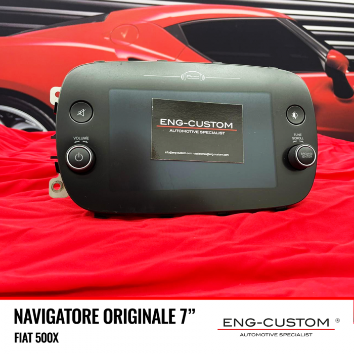 Prodotti e installazioni automotive ENG-Custom - Navigatore Originale Fiat 500 X da 7"