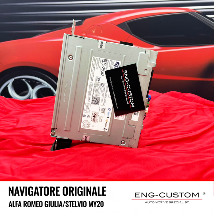 Automotive products and installations ENG-Custom - Original Alfa Romeo Giulia Stelvio navigator