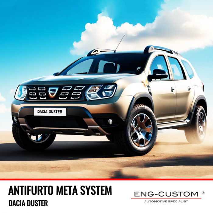 Prodotti e installazioni automotive ENG-Custom - Antifurto Meta System Dacia Duster