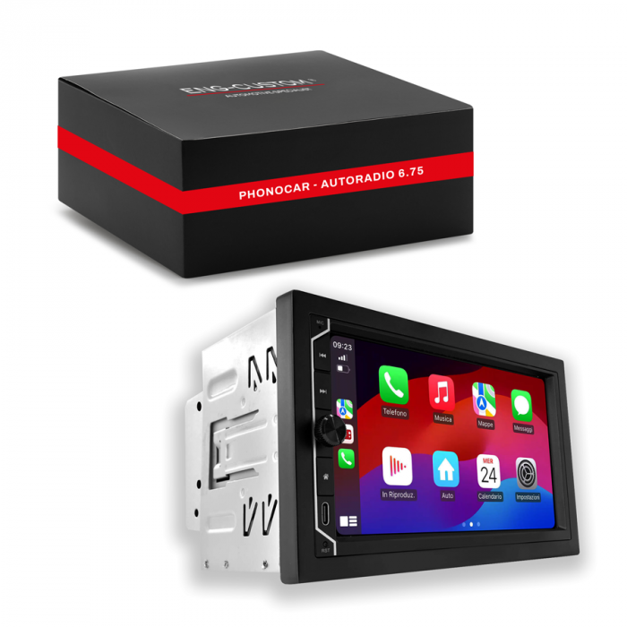 ENG-Custom automotive products and installations - Phonocar Car radio 6.75 Apple CarPlay/Android Auto