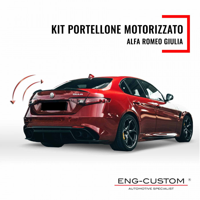 ENG-Custom automotive products and installations - Alfa Romeo Giulia Motorized Tailgate Kit