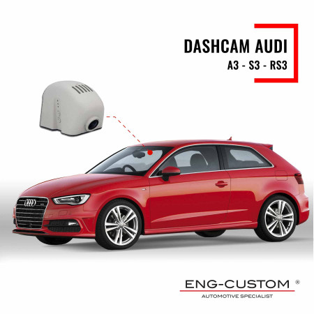 Prodotti e installazioni automotive ENG-Custom - Audi A3 Dashcam