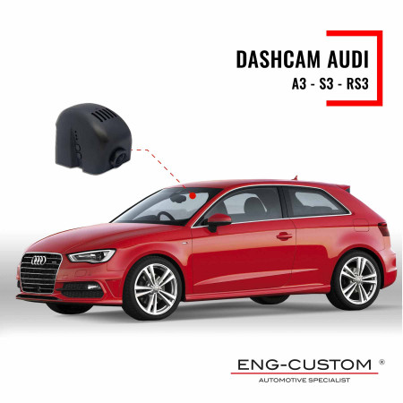Prodotti e installazioni automotive ENG-Custom - Audi A3 Dashcam