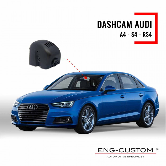 ENG-Custom automotive products and installations - Audi A4 Dashcam