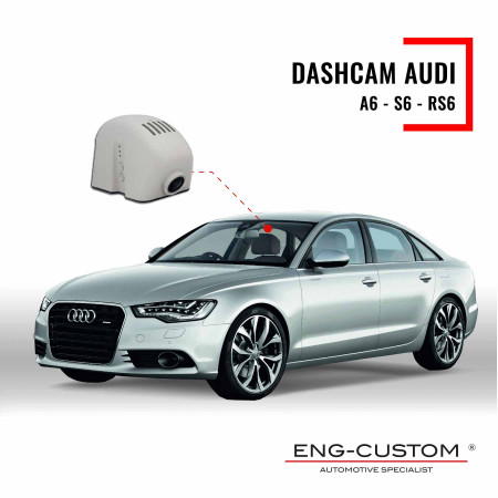 ENG-Custom automotive products and installations - Audi A6 Dashcam