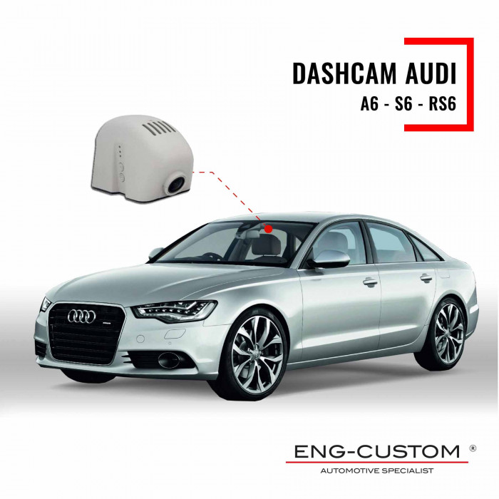 Audi A6 Dashcam - Installazioni ENG-Custom personalizza l'auto