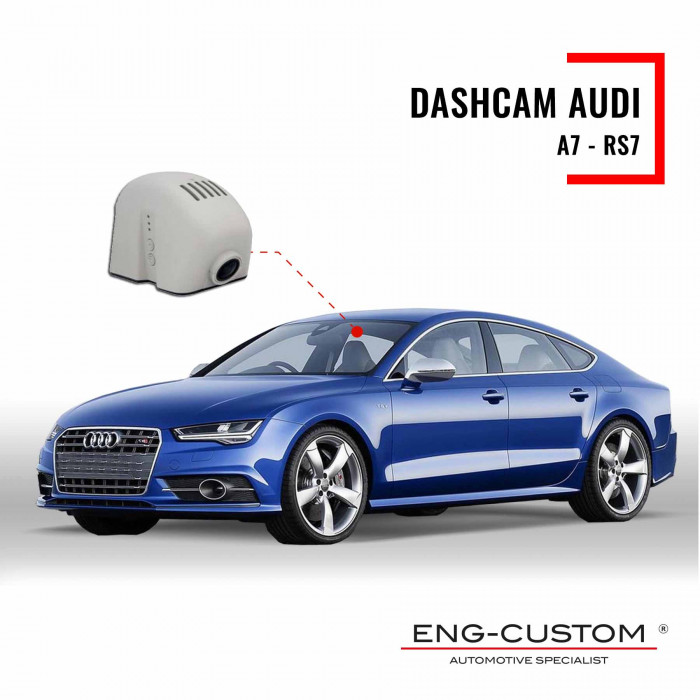 ENG-Custom automotive products and installations - Audi A7 - RS7 Dashcam