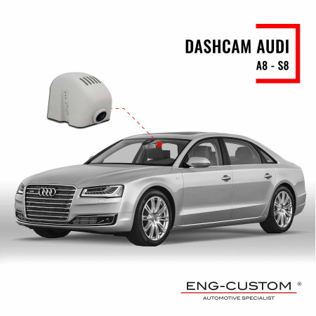 Prodotti e installazioni automotive ENG-Custom - Audi A8 - S8 Dashcam