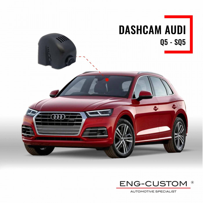 ENG-Custom automotive products and installations - Audi Q5 Dashcam