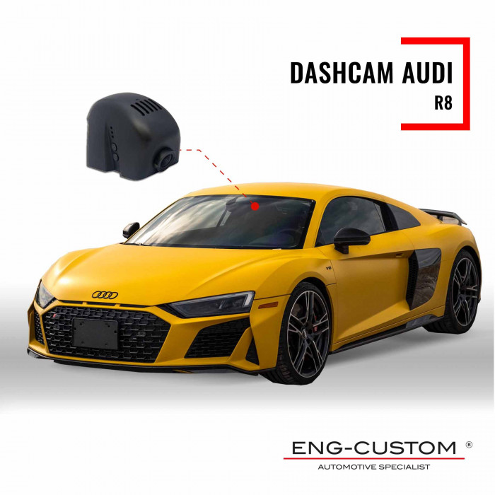 ENG-Custom automotive products and installations - Audi R8 Dashcam
