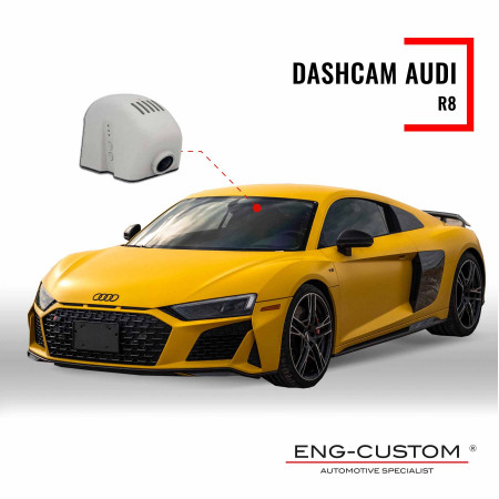 Audi R8 Dashcam - Installazioni ENG-Custom personalizza l'auto