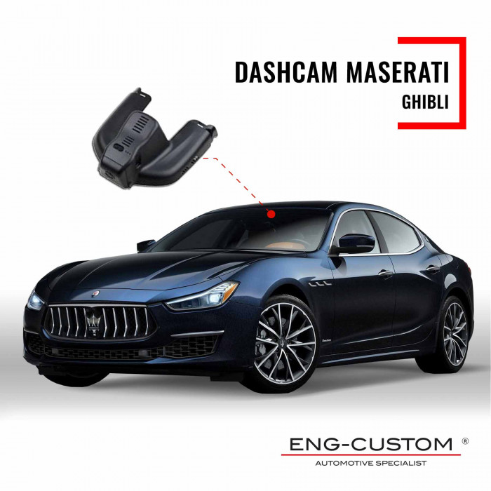 Prodotti e installazioni automotive ENG-Custom - Maserati Ghibli Dashcam