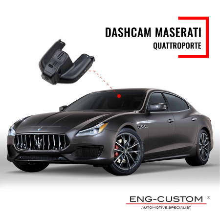 Prodotti e installazioni automotive ENG-Custom - Maserati Quattroporte Dashcam