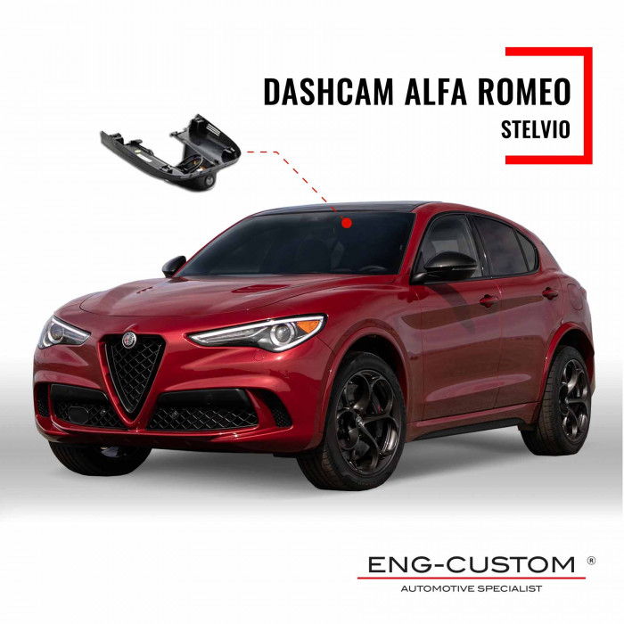 ENG-Custom automotive products and installations - Alfa Romeo Stelvio Dashcam