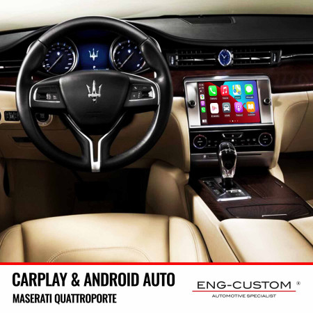 Automotive Products and Installations ENG-Custom - Maserati Apple Carplay Android Auto Mirror Link