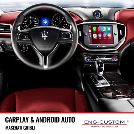 Prodotti e installazioni automotive ENG-Custom - Maserati Apple Carplay Android Auto Mirror Link