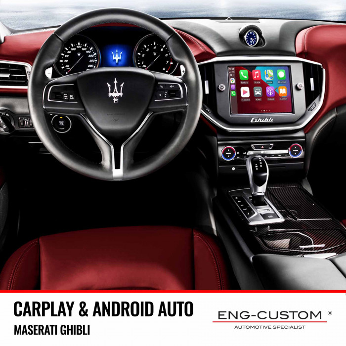 Maserati CarPlay Android Auto Mirror Link - Installazioni ENG-Custom personalizza l'auto