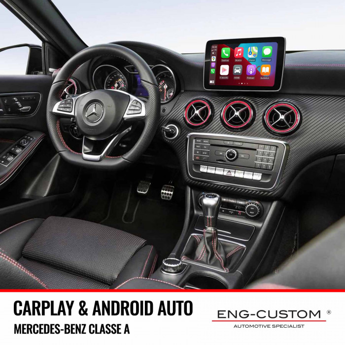 Wireless Carplay Android Auto Kit NTG4.5 For Mercedes Benz A W176 C117 X117  X156