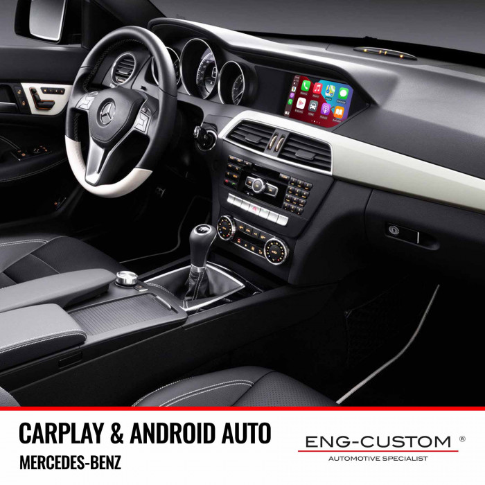 Automotive Products and Installations ENG-Custom - Mercedes Apple Carplay Android Auto Mirror Link