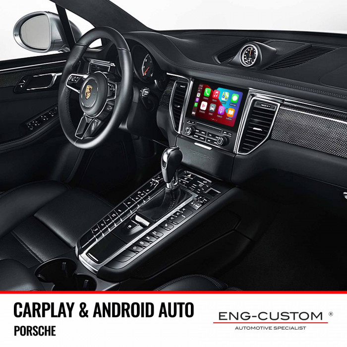 Automotive Products and Installations ENG-Custom - Porsche Apple Carplay Android Auto Mirror Link