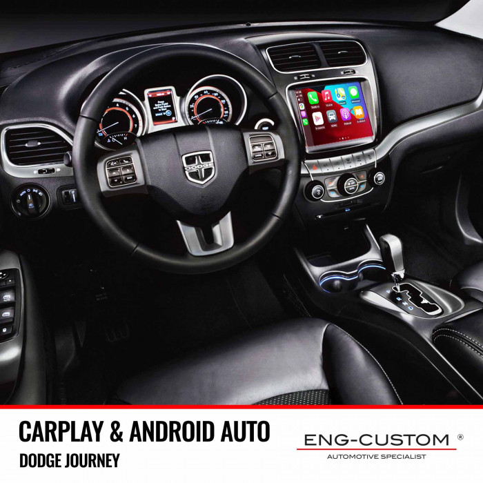 Dodge Journey CarPlay Android Auto Mirror Link - Installazioni ENG-Custom personalizza l'auto