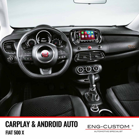 Fiat 500X CarPlay Android Auto Mirror Link - Installations ENG-Custom customize the car