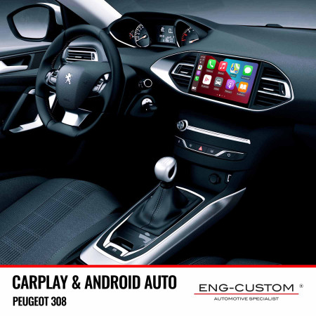 Peugeot 308 CarPlay Android Auto Mirror Link - Installazioni ENG-Custom personalizza l'auto