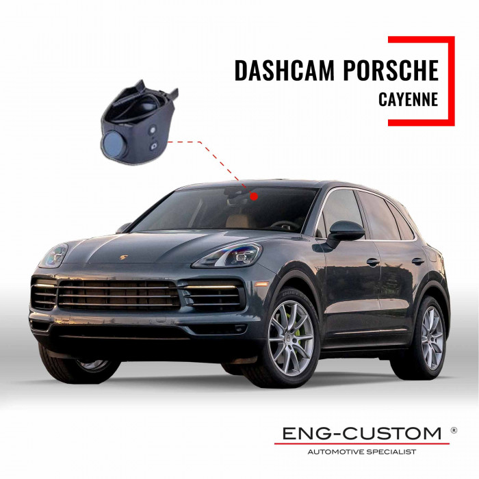 Porsche Cayenne Dashcam - Installazioni ENG-Custom personalizza l'auto