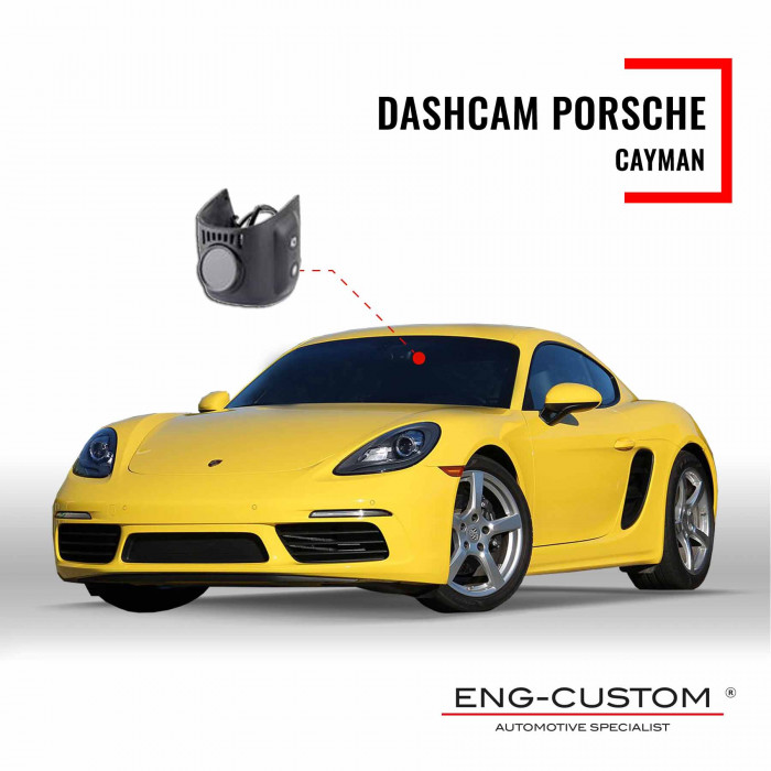 Porsche Cayman Dashcam - Installazioni ENG-Custom personalizza l'auto