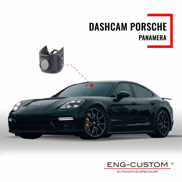 Prodotti e installazioni automotive ENG-Custom - Porsche Panamera Dashcam