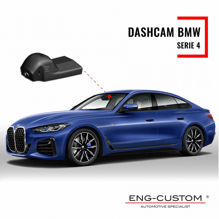 ENG-Custom automotive products and installations - BMW serie 4 Dashcam
