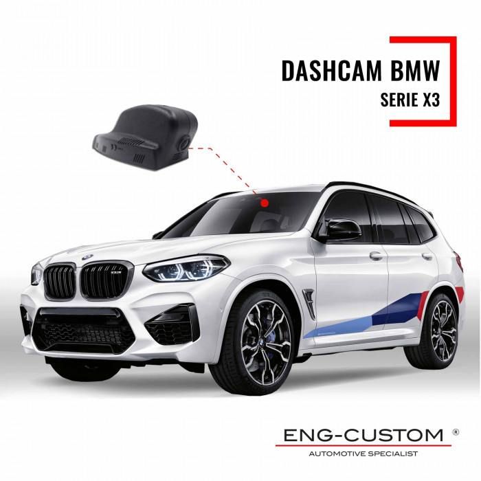 BMW Serie X3 Dashcam - Installazioni ENG-Custom personalizza l'auto