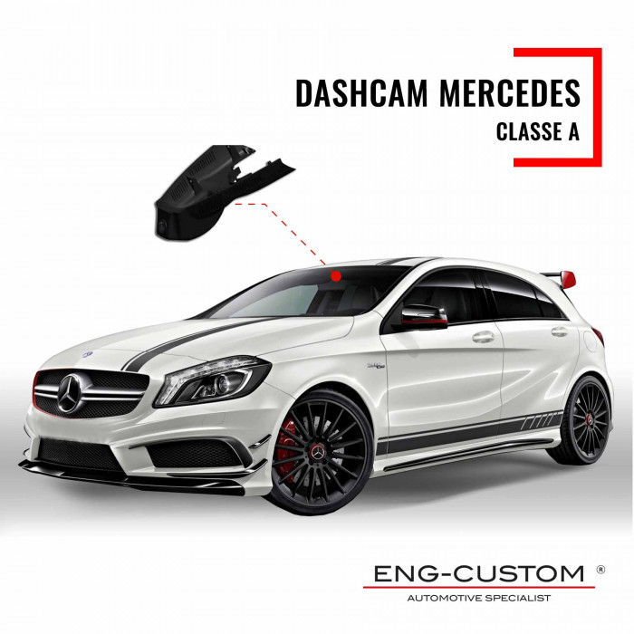 Prodotti e installazioni automotive ENG-Custom - Mercedes Classe A Dashcam