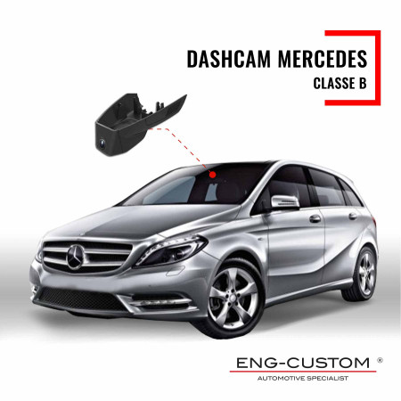 Prodotti e installazioni automotive ENG-Custom - Mercedes Classe B Dashcam