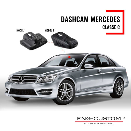 Prodotti e installazioni automotive ENG-Custom - Mercedes Classe C Dashcam
