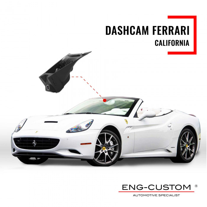 Prodotti e installazioni automotive ENG-Custom - Ferrari California Dashcam