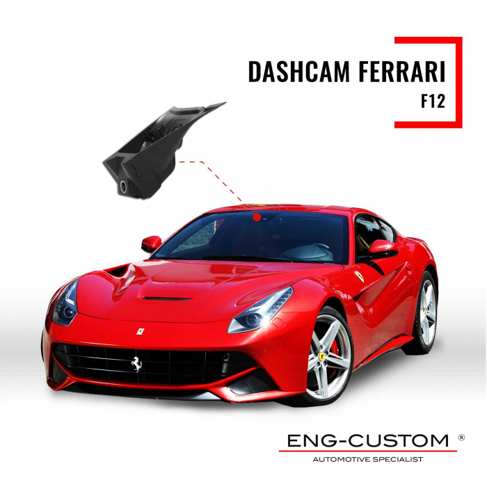 Prodotti e installazioni automotive ENG-Custom - Ferrari F12 Dashcam
