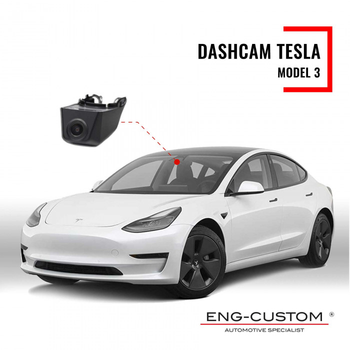 Tesla Model3 Dashcam - Installations ENG-Custom customize the car