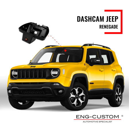 Prodotti e installazioni automotive ENG-Custom - Jeep Renegade Dashcam