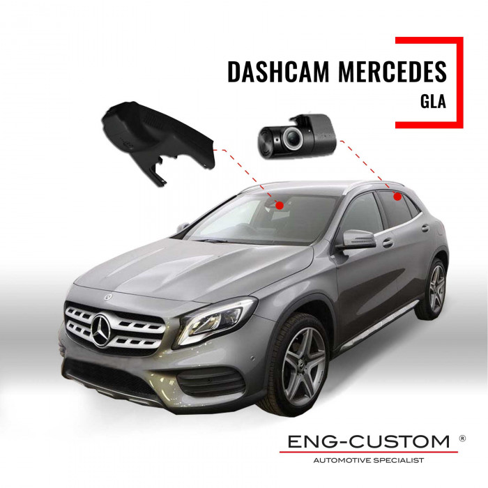 Prodotti e installazioni automotive ENG-Custom - Mercedes GLA Dashcam