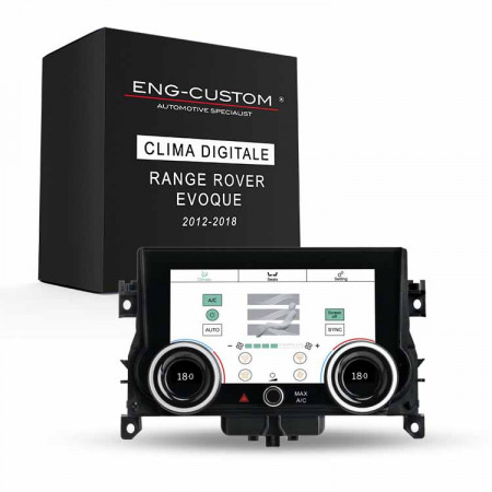 Prodotti e installazioni automotive ENG-Custom - Range Rover Evoque Clima Digitale